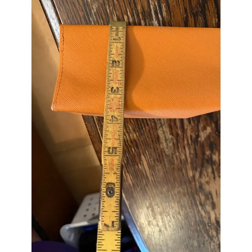 Tory Burch Authentic Eyewear Eyeglasses Glasses Case Only Orange